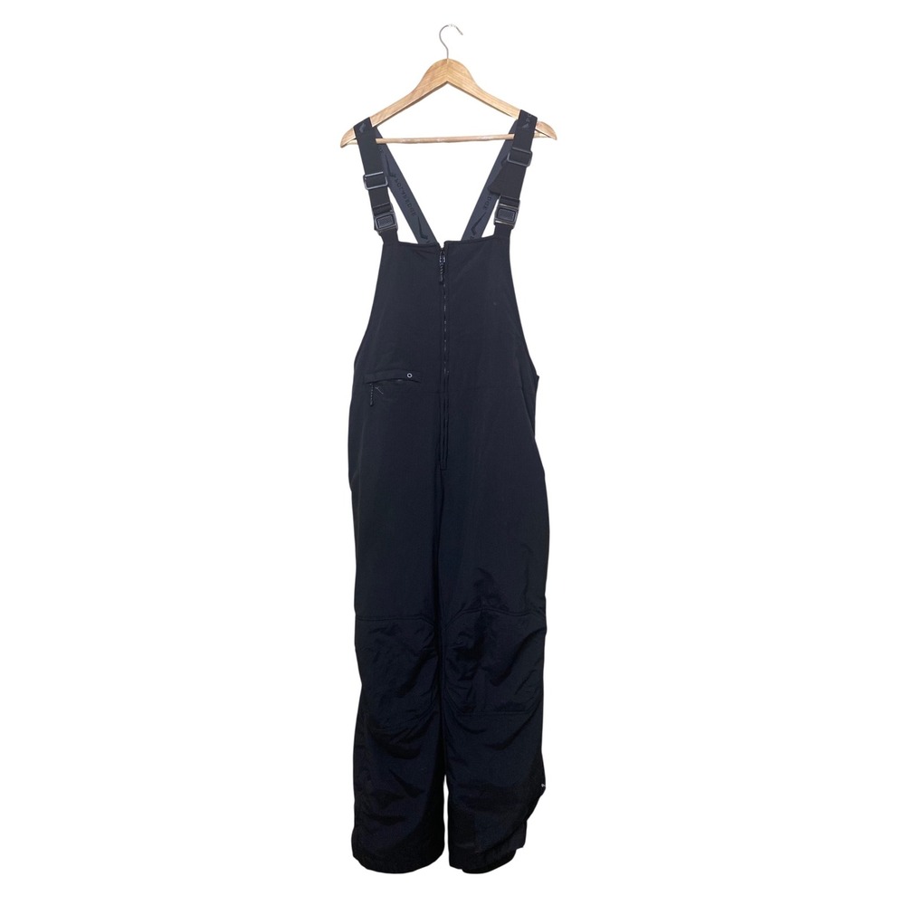PolarEdge Snowplow Mens XXXL‎ Black Insulated Ski Snowboard Bib Overalls Pants